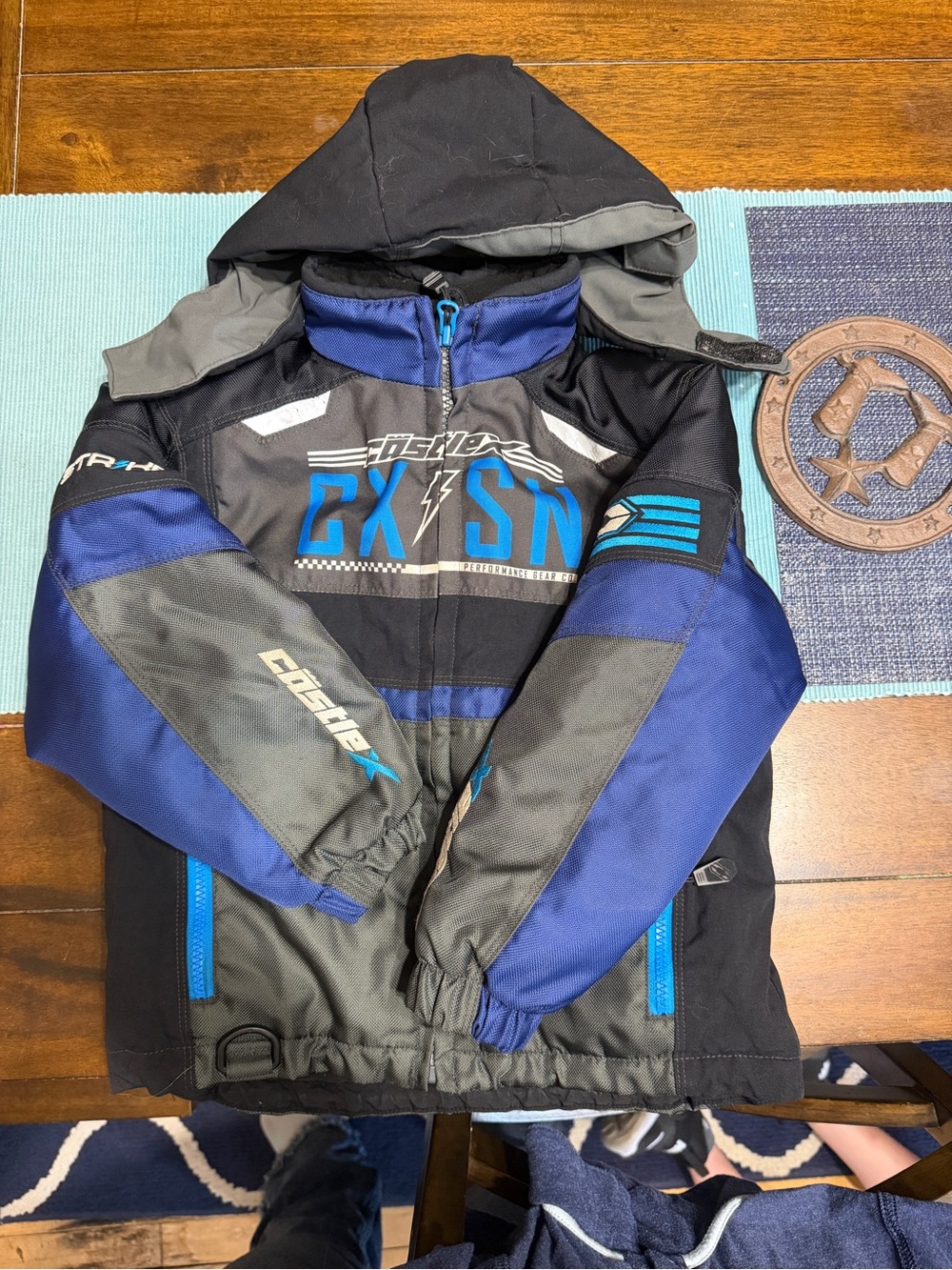 Kids Black & Blue Castle X Jacket